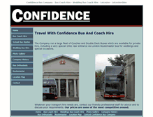 Tablet Screenshot of confidencebus.co.uk